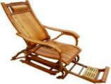 带轴承的竹摇椅